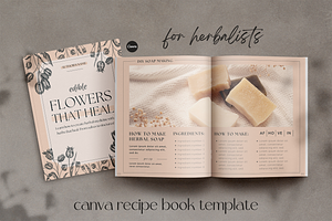 Canva Herbalist Recipe Book Template