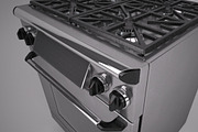 30 inch gas range cooker, a Furniture 3D Model by kjpargeterimages (Thumbnail 10 of 15)