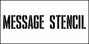 Message Stencil JNL, a Serif Font by Jeff Levine Fonts (Thumbnail 2 of 5)