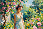 Bridal Wedding Bundle Oil Painting, an Illustration by PLUM&FIGS (Thumbnail 21 of 25)