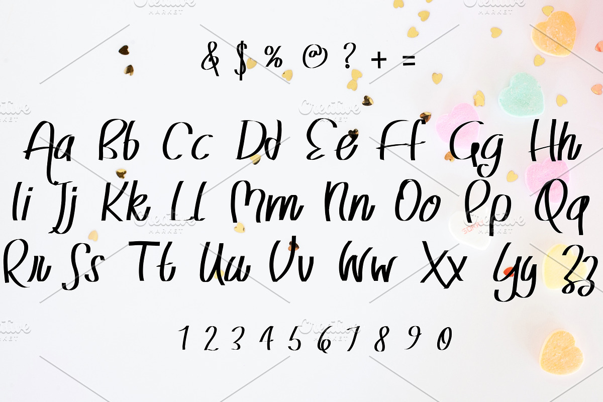 MISO HAPPY Hand Lettered Font preview 3