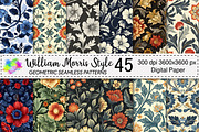William Morris Style Patterns, a Pattern Graphic by Canvas Craft (Thumbnail 1 of 9)