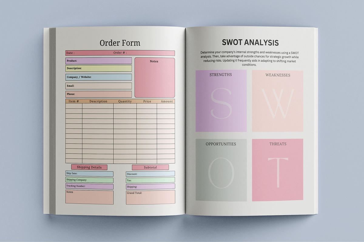 2025 Small Business Planner, a Print Template by Book2bees (Photo 4 of 4)