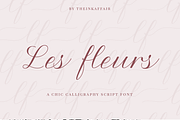 Les Fleurs Script, a Script Font by theinkaffair (Thumbnail 8 of 8)