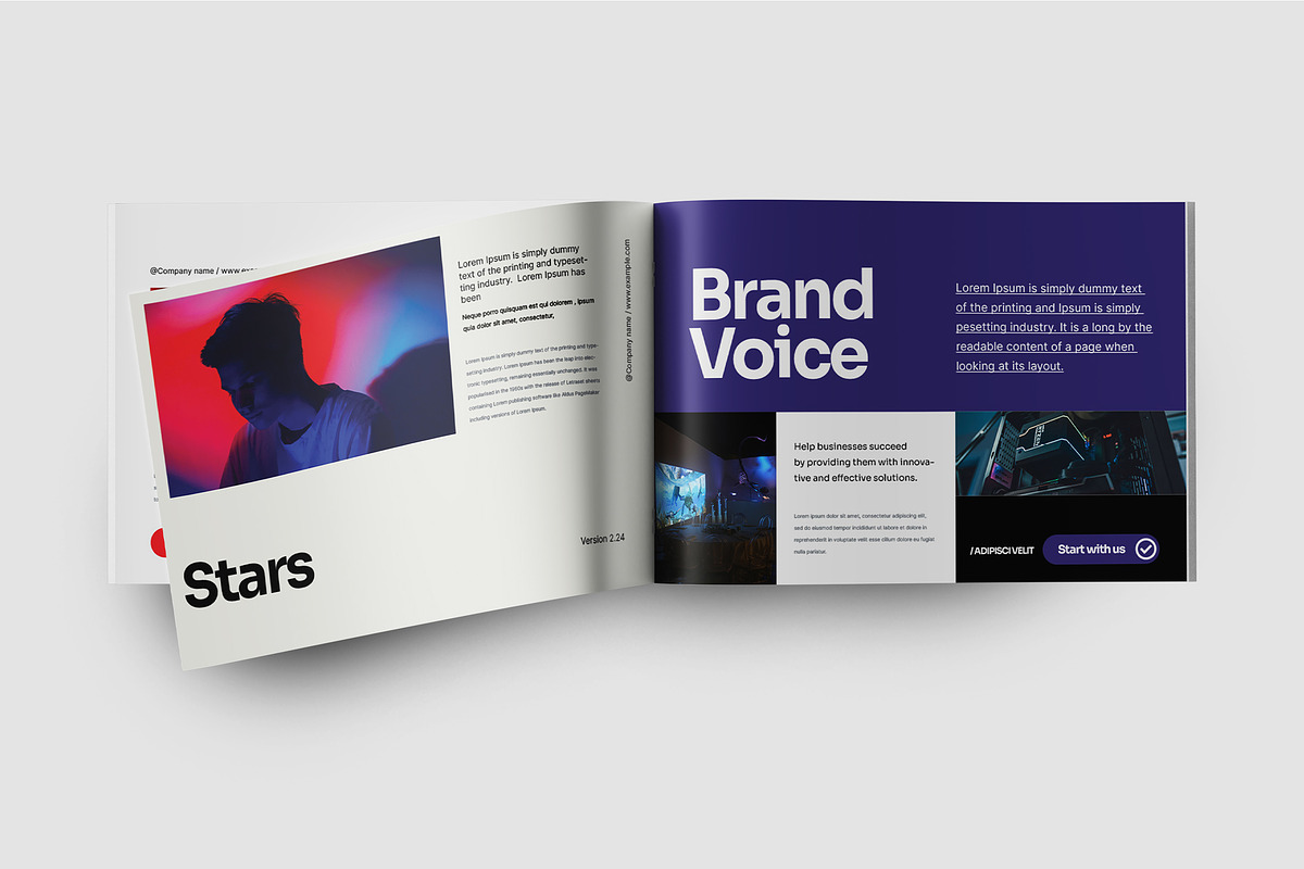 A4 Modern Brand Strategy Template, a Branding & Logo Template by TMint Play (Photo 3 of 7)