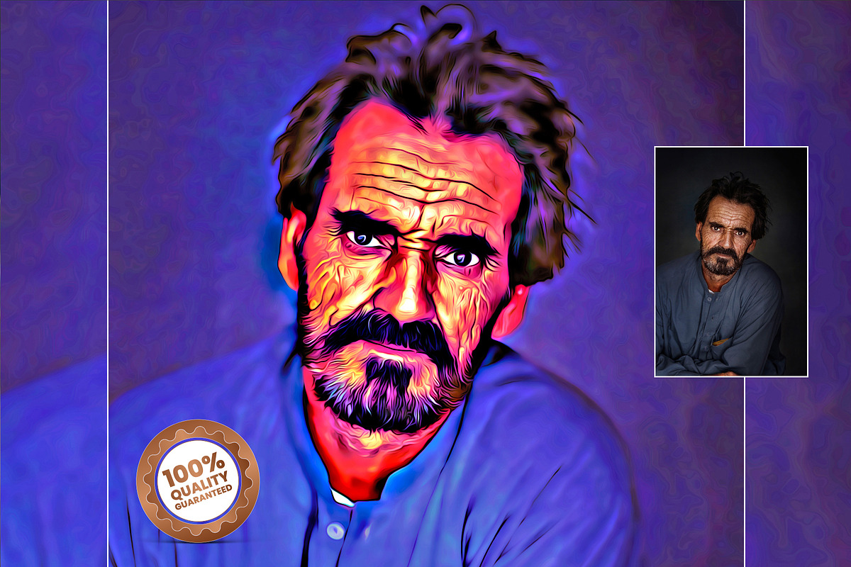 Realistic Oil Painting Art, an Action Add-On by U_Design (Photo 5 of 15)