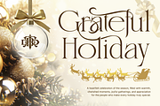 Santamas - Elegant Serif Christmas, a Serif Font by Burntilldead (Thumbnail 11 of 11)