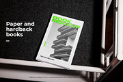 Magazines, books and paper bundle, a Books & Magazine Mockup by Moixo studio (Thumbnail 7 of 9)
