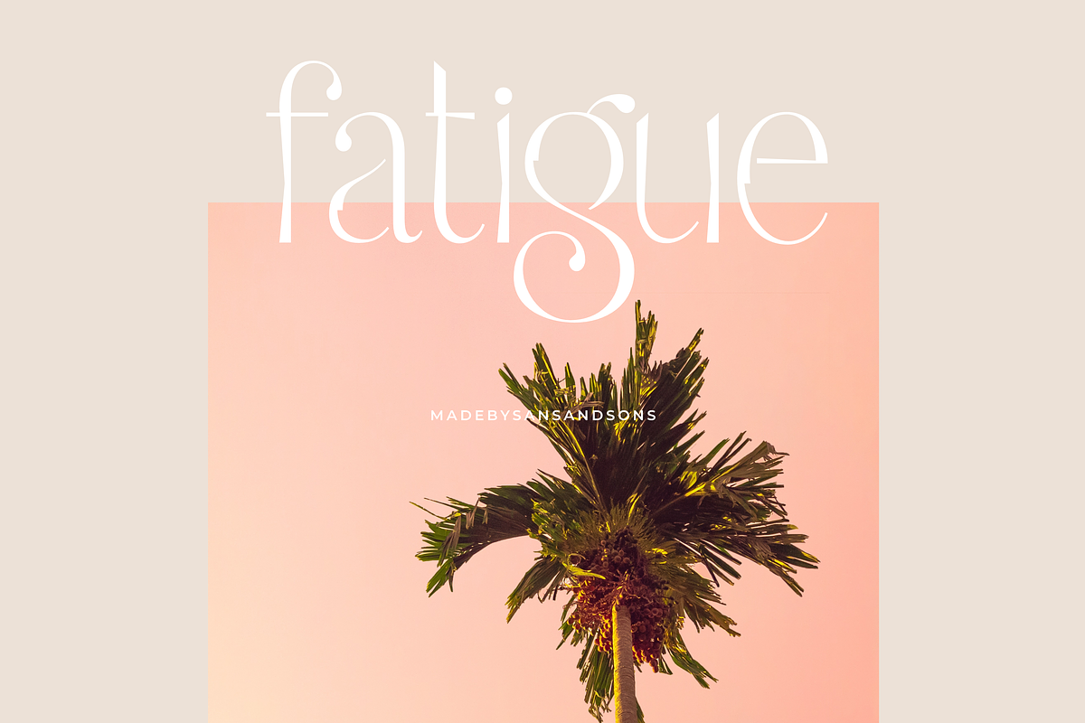 Feathers - Ligature Sans Serif, a Sans Serif Font by Sans & Sons (Photo 4 of 10)
