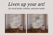 Framed Poster Print Mockups SOLEYA I, a Household Mockup by Bonumo (Thumbnail 6 of 13)
