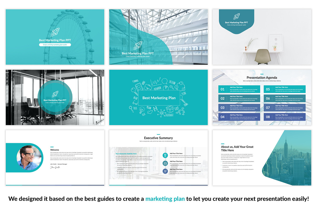 Marketing Plan PowerPoint Template, a Presentation Template by SlideBunny (Photo 6 of 30)