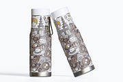 Reusable Water Bottle mockup part 01, a Packaging Mockup by Ambo Ampeng (Thumbnail 9 of 11)