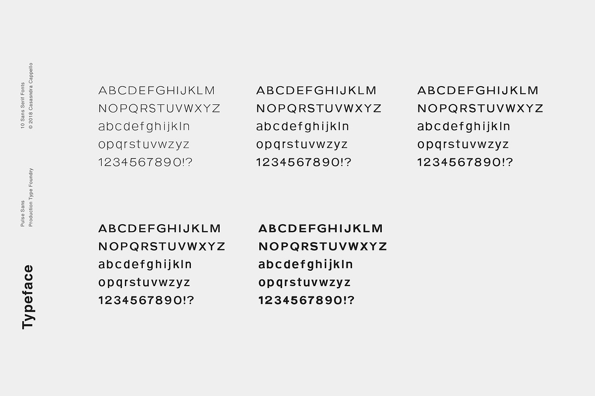 Pulse - A Modern Sans-Serif Typeface preview 5