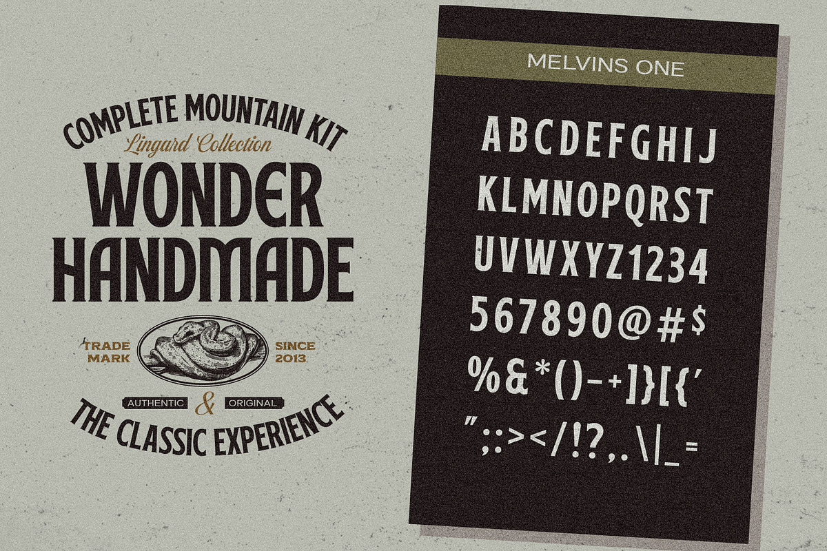 Melvins - Font Set, a Serif Font by Arterfak Project (Photo 7 of 12)