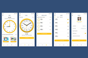 Clock Time & Watch Alarm & World App, an App Template by nagaredesignstudio (Thumbnail 2 of 2)