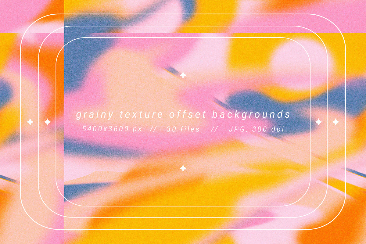 Gradient 70s - backgrounds set, a Background Graphic by LiiaLonn Studio (Photo 2 of 7)