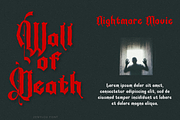 Zenylou Blackletter, a Blackletter Font by madeDeduk (Thumbnail 4 of 10)