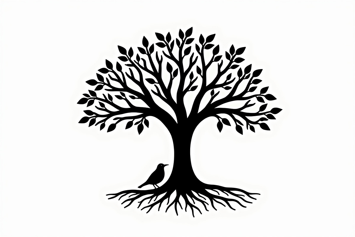 Nature Tree Vector Collection, an Illustration by BIPLOB EXPERT (Photo 5 of 9)