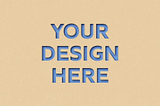 Colored Cut Out Paper Mockup, a Mockup by Design Squad (Thumbnail 4 of 4)