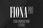 Fiona Pro Font Family (21 Styles), a Serif Font by Monday Type – Typefaces (Thumbnail 1 of 7)