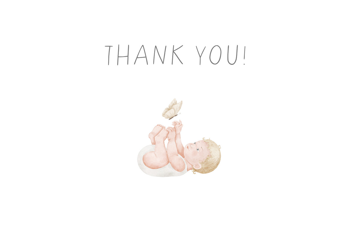 Eco Baby Shower Watercolor clipart, an Illustration by Alisles (Photo 15 of 15)