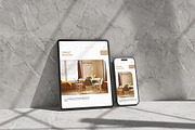 Tablet and Smartphone Mockup, a Product Mockup by MrLetters (Thumbnail 4 of 5)