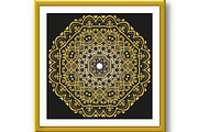 Damask Vector Oriental Pattern, a Decorative Illustration by FineArtStudio (Thumbnail 3 of 3)