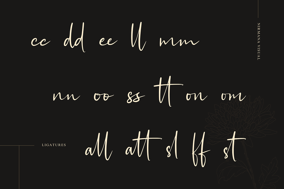 Austrisa - Modern Calligraphy, a Script Font by Nirmana Visual (Photo 6 of 12)