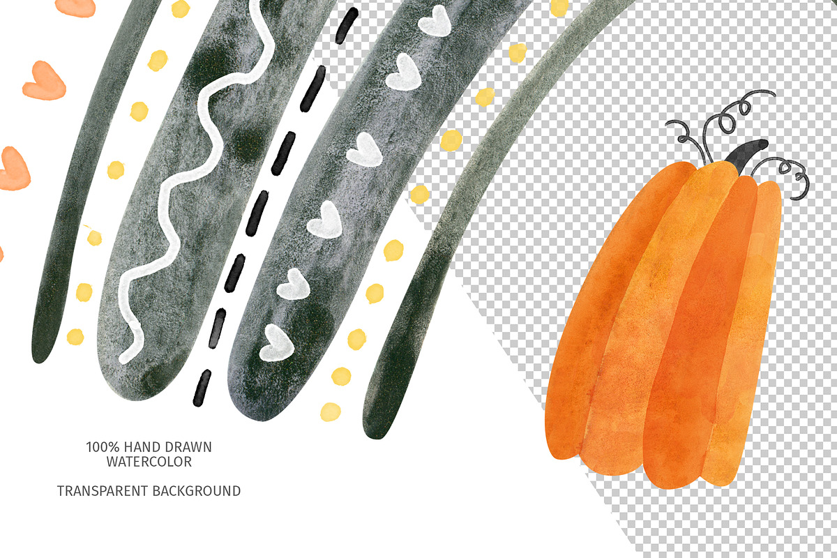 Halloween Clipart, Rainbows, Pattern, a Graphic by Valin Malin (Photo 3 of 14)