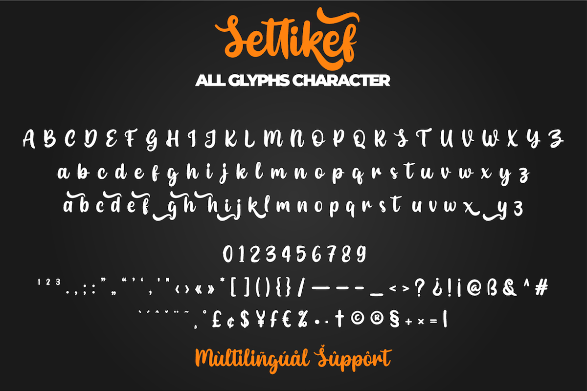 Settikef, a Script Font by twinstd (Photo 10 of 11)
