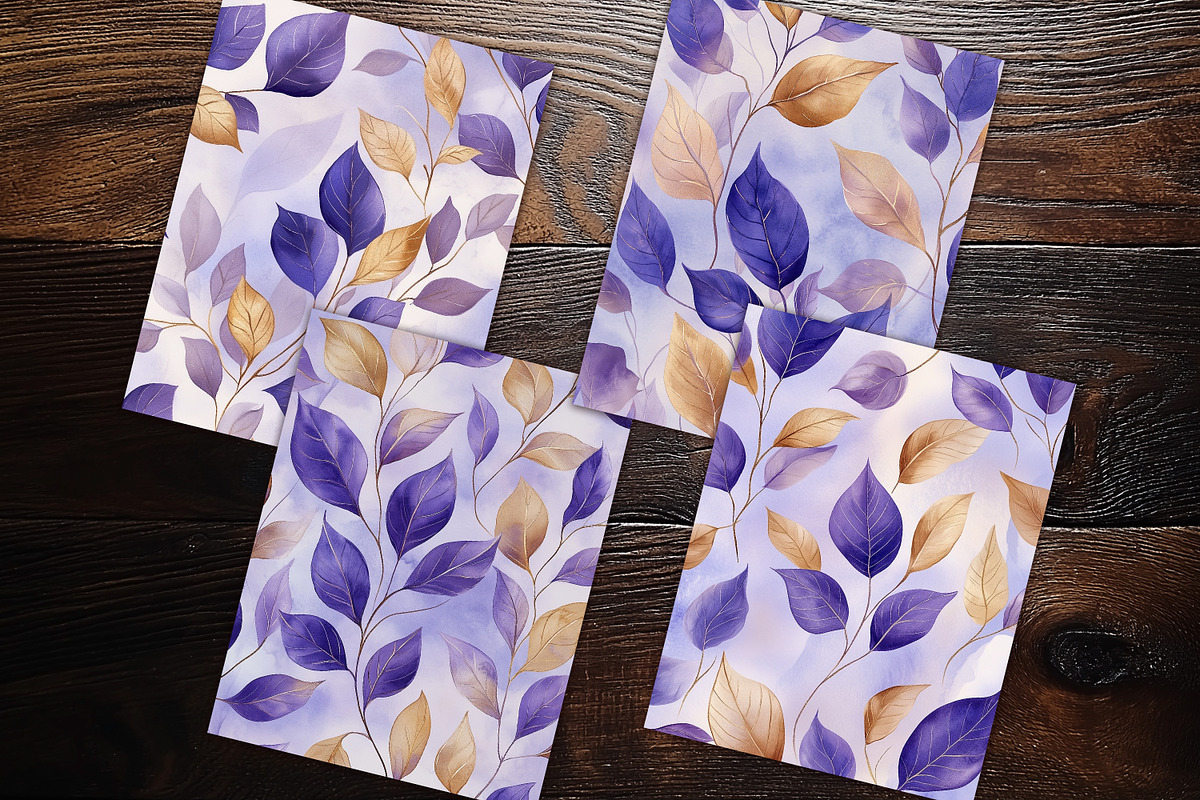Lavender Gold Botanicals Scrapbooks, a Background Graphic by V Design Creator (Photo 10 of 12)
