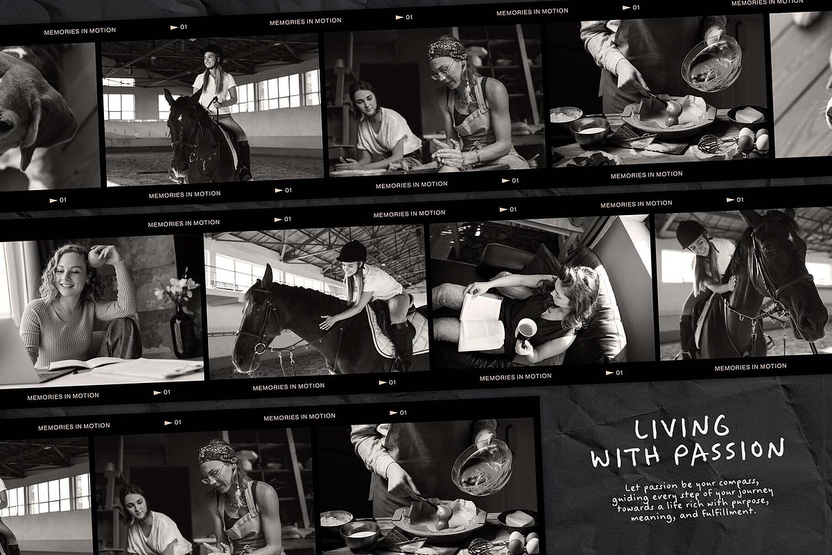 Film Strip Negative Photo Collage, a Social Media Template by DesignerCandies (Photo 2 of 5)