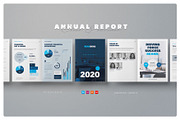 Annual Report, a Brochure Template by Proonty (Thumbnail 1 of 2)