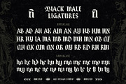 Black male Typeface, a Blackletter Font by alit design (Thumbnail 12 of 17)