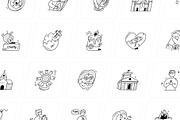 Prayer Doodle Icons Collection, an Outline Icon by Vectors Market (Thumbnail 8 of 10)