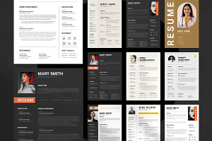 The Ultimate Resume Kit, a Resume Template by PixWork