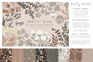 Mega Floral Clipart Bundle