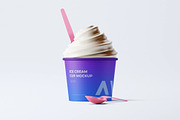 Ice Cream Cup Mockup, a Product Mockup by zpackcreative (Thumbnail 3 of 4)