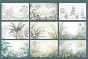 Abstract Forest Art Wallpaper Set, an Illustration by fei long (Thumbnail 9 of 10)