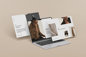 MacBook And Screen Mockup PSD