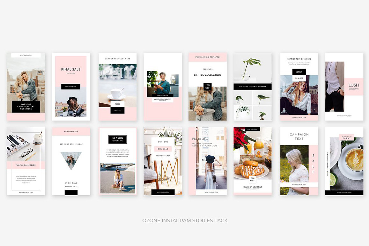 Clean Instagram Stories Bundle, a Social Media Template by Swiss_cube (Photo 4 of 10)