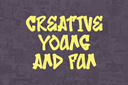 Rossick Graffiti Display Font, a Handwritten Font by Maulana Creative (Thumbnail 2 of 7)