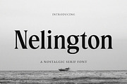 Nelington - Nostalgic Serif Font, a Serif Font by TypeLogue (Thumbnail 1 of 5)