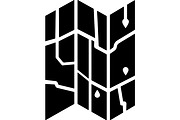 Map and navigation icons, a Technology Illustration by abu67222 (Thumbnail 3 of 13)