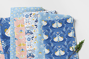 Folk Moths - patterns and elements, a Pattern Graphic by Inna Moreva (Thumbnail 4 of 8)