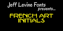 French Art Initials JNL