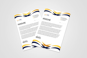 Stylish Business Letterhead Design, a Stationery Template by Vectsaifur807