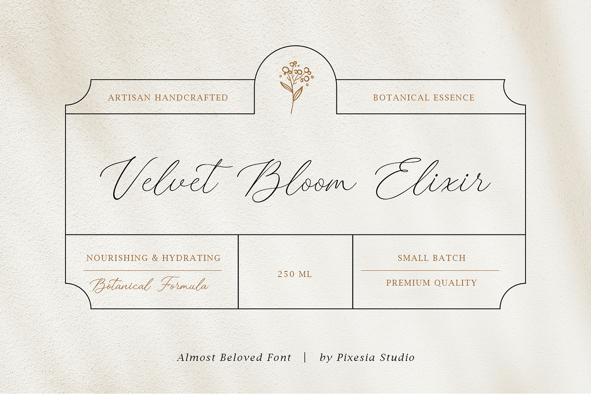 Almost Beloved - Luxury Script Font, a Script Font by Pixesia Studio (Photo 4 of 10)