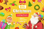 %SALE% -Big Christmas Collection, a Seasonal Illustration by VectorVision (Thumbnail 1 of 24)