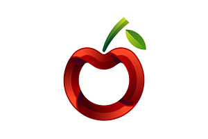 Red Cherry Fruit Logo, a Branding & Logo Template by Buqancreative